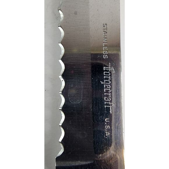 Forgecraft Stainless Steel 6 Piece vintage Knife Set USA 5 Knives 1 Fork - Picture 7 of 12